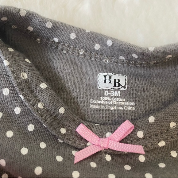 Hudson Baby Long Sleeve Onesies 5 Pack 0-3 Month - Picture 5 of 6